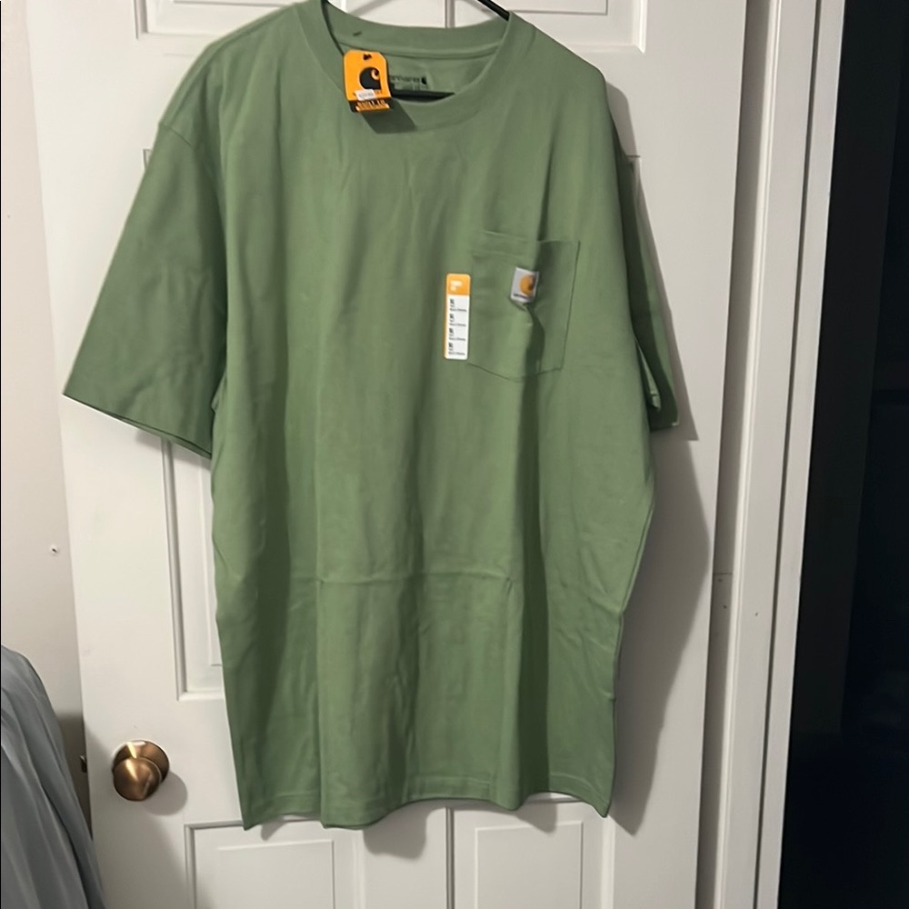 Carhartt Men's Green T-Shirt XL tall